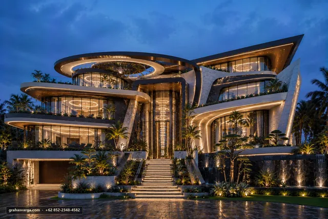 Desain Bangunan Komersial di Kabupaten Batang Hari — pandangan arsitektur 2